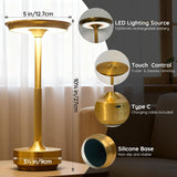 Cordless Table Lamps 2 Pack LED Rechargeable Battery Operated Desk Lamps